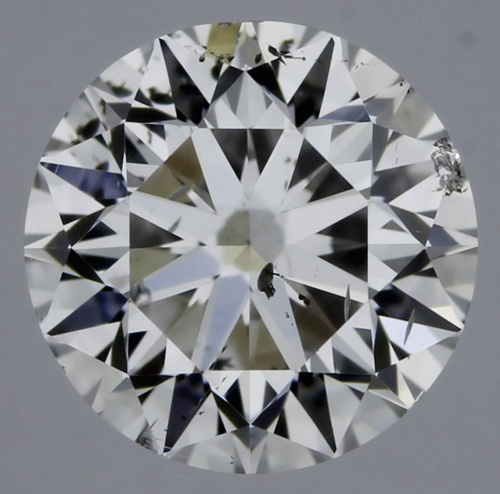 0.4 carat E-SI2 Very Good cut Natūralus Round Deimantas (1)