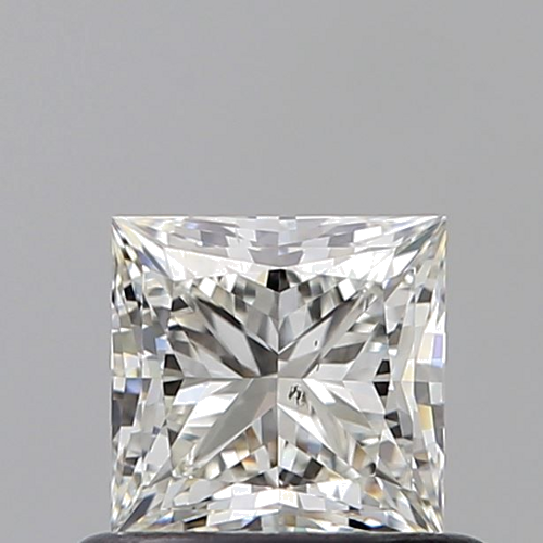 0.6 carat I-SI2 Natūralus Princess Deimantas (1)