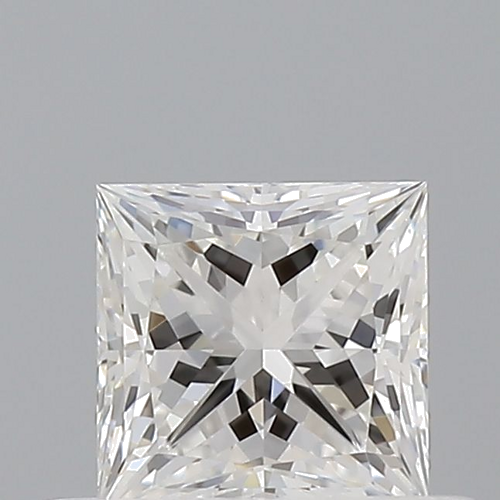 0.5 carat F-VVS2 Natūralus Princess Deimantas (1)