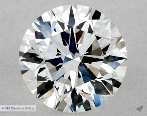 0.5 carat G-VS2 Excellent cut Natūralus Round Deimantas (1)