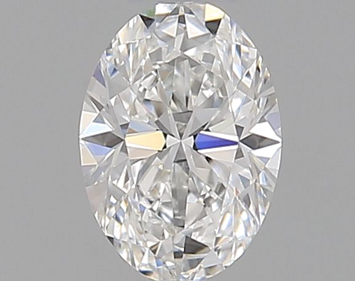 0.24 carat F-VVS2 Natūralus Oval Deimantas (1)