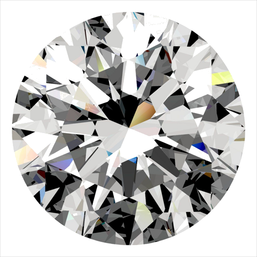 0.32 carat F-VVS1 Excellent cut Natūralus Round Deimantas (1)