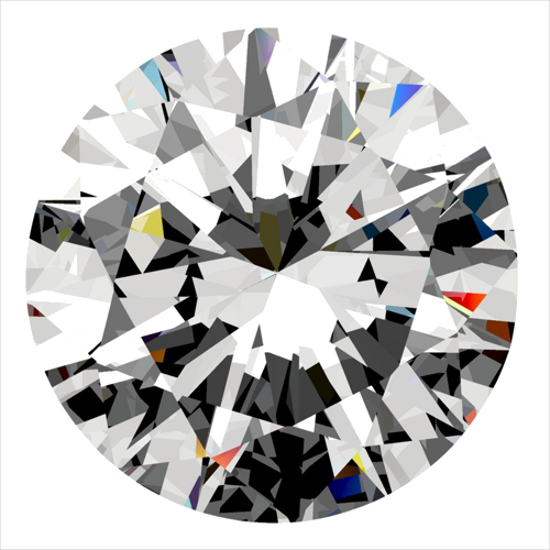 0.3 carat F-VS2 Very Good cut Natūralus Round Deimantas (1)