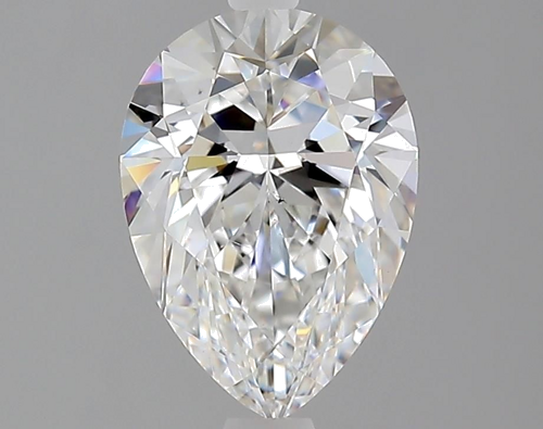 2.02 carat F-VS2 Natūralus Pear Deimantas (1)