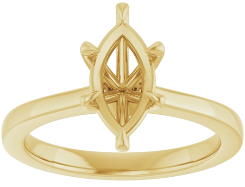 Sužadėtuvių Žiedas „Claw-Prong“ 14k yellow gold Marquise 10.5mm x 5.5mm (3)