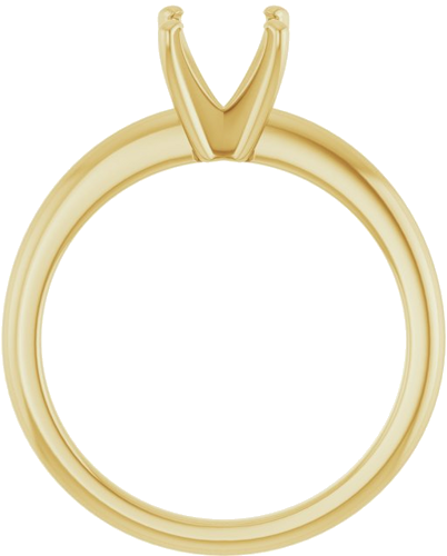 Sužadėtuvių Žiedas „Solitaire“ 14k yellow gold Cushion 6mm (2)
