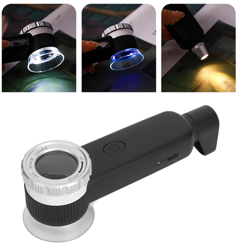 Multifunctional Magnifying Glass for Mineral Analysis 30x (11)