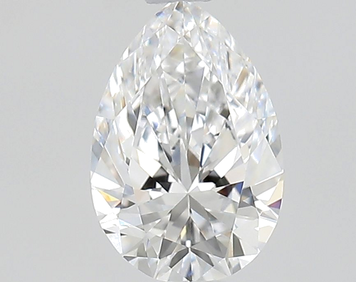 0.55 carat D-VVS1 Natūralus Pear Deimantas (1)