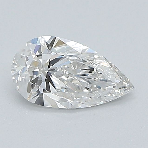 0.5 carat G-VS2 Natūralus Pear Deimantas (1)
