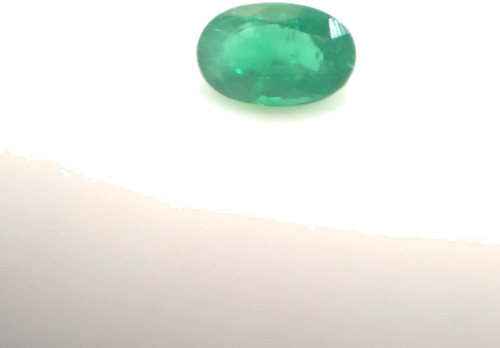 0.44 carat GREEN Oval Smaragdas (1)