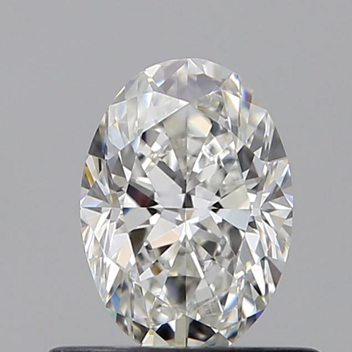 0.6 carat G-VVS1 Natūralus Oval Deimantas (1)
