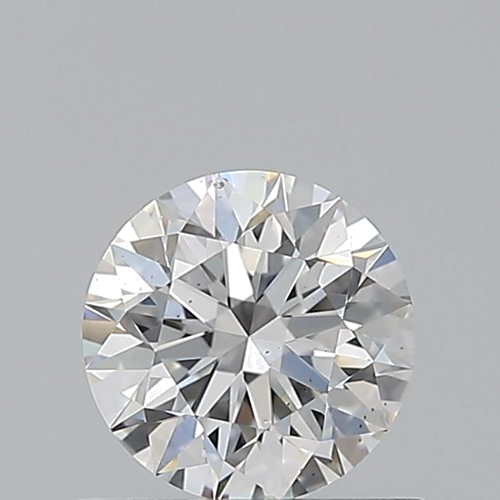 0.5 carat F-SI1 Excellent cut Natūralus Round Deimantas (1)