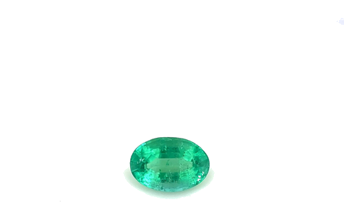 0.49 carat GREEN Oval Smaragdas (1)