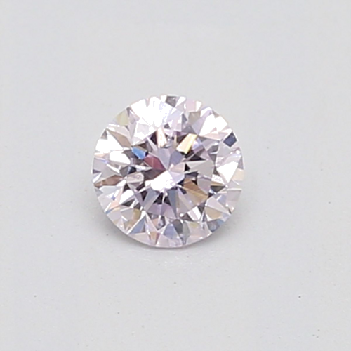 0.3 carat Light Pink-SI2 GD cut Natūralus Round Deimantas (1)
