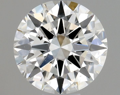 0.5 carat F-SI1 Excellent cut Natūralus Round Deimantas (1)