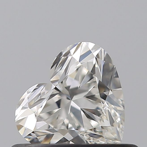 0.43 carat G-VVS1 Natūralus Heart Deimantas (1)