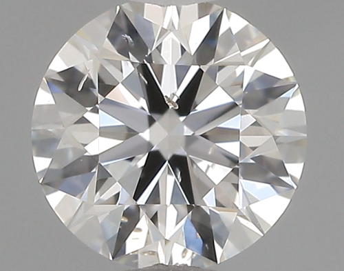 0.5 carat F-SI2 Excellent cut Natūralus Round Deimantas (1)