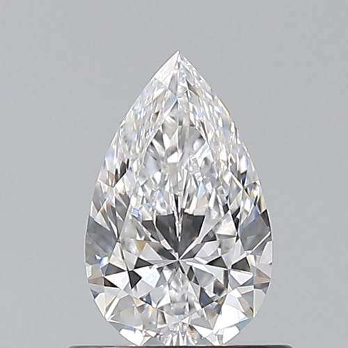 0.63 carat D-VVS2 Natūralus Pear Deimantas (1)