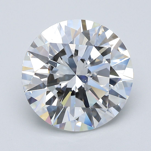 5.26 carat F-VS1 Excellent cut Natūralus Round Deimantas (1)