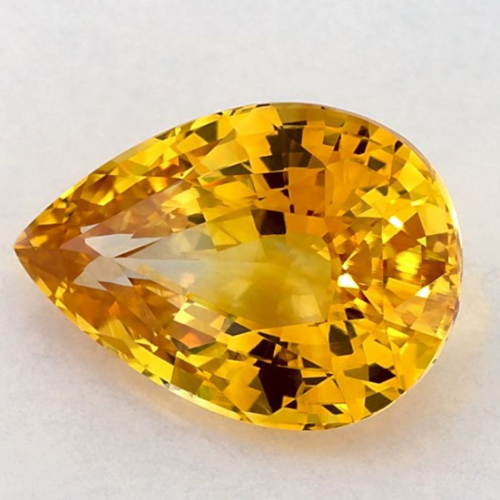 4.06 carat YELLOW Pear Safyras (1)