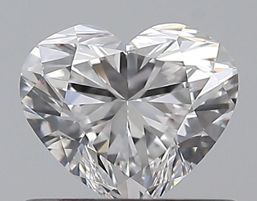 0.48 carat D-VVS1 Natūralus Heart Deimantas (1)