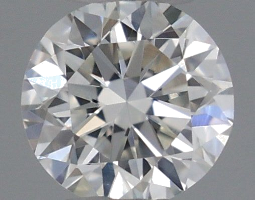 0.17 carat H-VVS2 GD cut Natūralus Round Deimantas (1)