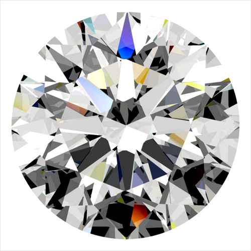 0.33 carat E-VVS2 Excellent cut Natūralus Round Deimantas (1)