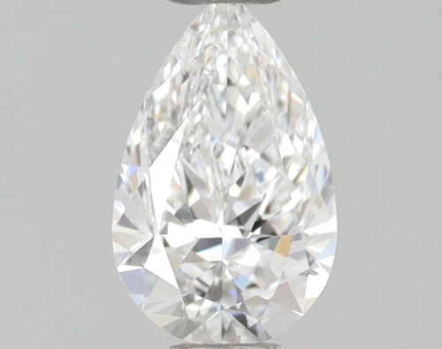 0.5 carat D-SI1 Natūralus Pear Deimantas (1)