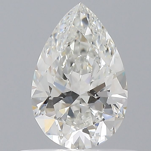 0.55 carat H-VVS1 Natūralus Pear Deimantas (1)