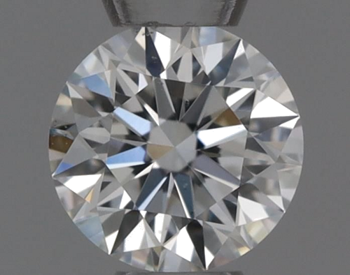 0.19 carat F-SI1 Excellent cut Natūralus Round Deimantas (1)