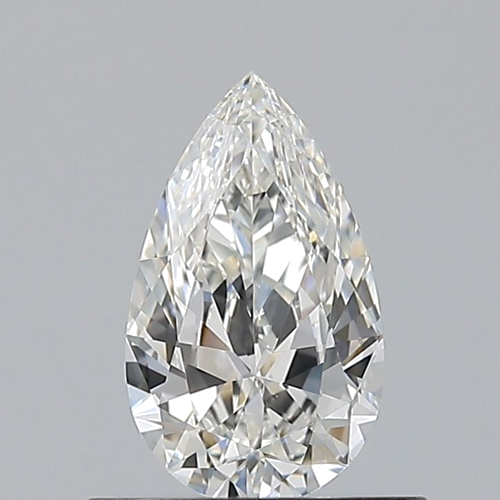 0.5 carat G-VVS2 Natūralus Pear Deimantas (1)