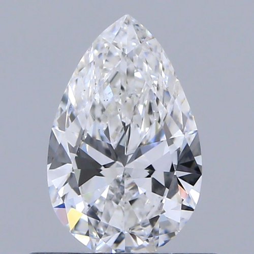 0.5 carat E-SI1 Natūralus Pear Deimantas (1)