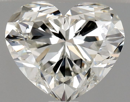 0.9 carat I-VVS2 Natūralus Heart Deimantas (1)