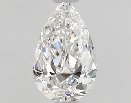 0.51 carat E-VVS2 Natūralus Pear Deimantas (1)