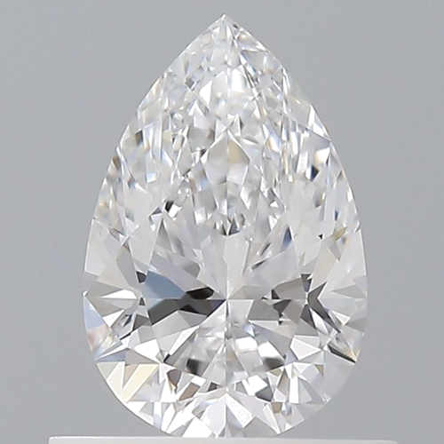 0.62 carat D-VVS2 Natūralus Pear Deimantas (1)