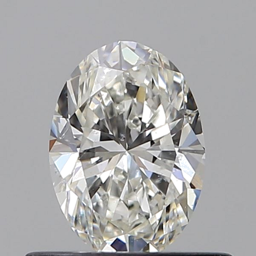 0.5 carat H-SI1 Natūralus Oval Deimantas (1)