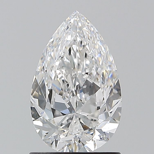 1.2 carat E-SI2 Natūralus Pear Deimantas (1)