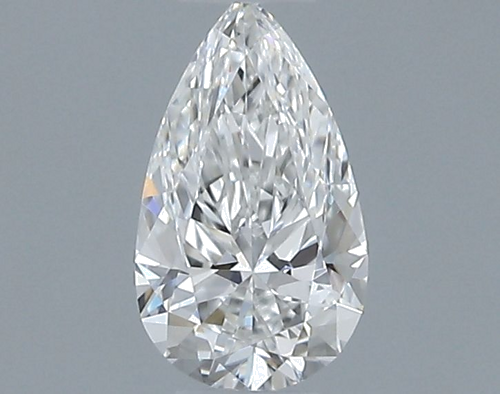 0.3 carat F-VVS2 Natūralus Pear Deimantas (1)