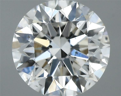 0.51 carat G-SI1 Excellent cut Natūralus Round Deimantas (1)