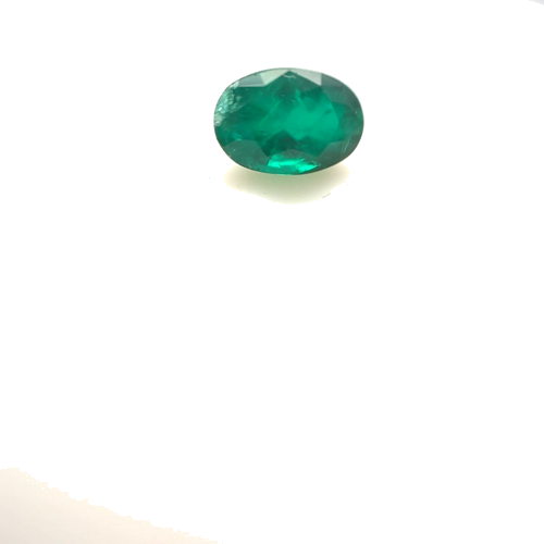 0.55 carat GREEN Oval Smaragdas (1)