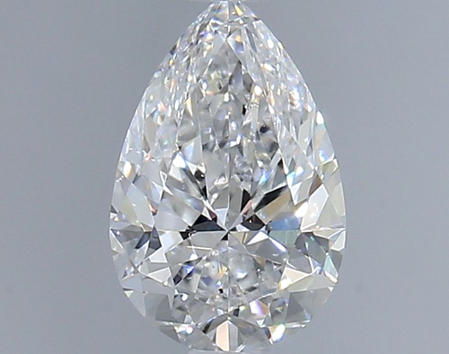 0.71 carat D-SI1 Natūralus Pear Deimantas (1)