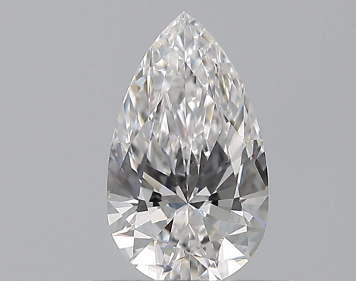 0.5 carat E-VVS1 Natūralus Pear Deimantas (1)