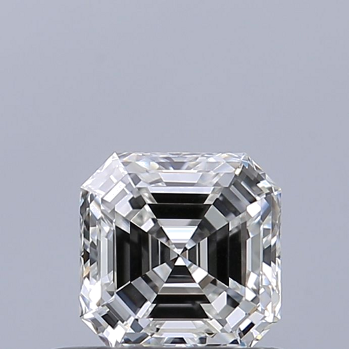 0.51 carat E-VVS2 Natūralus Asscher Deimantas (1)