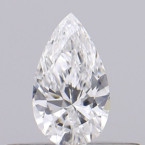 0.16 carat E-VS1 Natūralus Pear Deimantas (1)