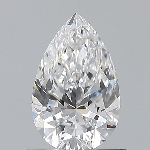 0.7 carat D-VVS2 Natūralus Pear Deimantas (1)