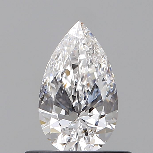 0.5 carat D-SI2 Natūralus Pear Deimantas (1)