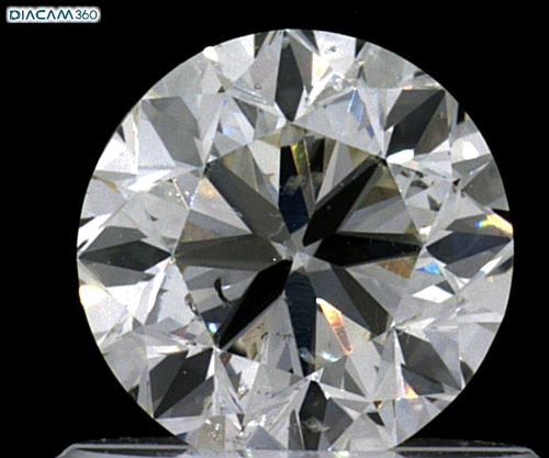 0.74 carat K-SI2 Very Good cut Natūralus Round Deimantas (1)