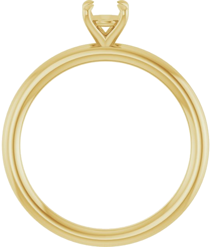 Sužadėtuvių Žiedas „Claw-Prong Solitaire“ 14k yellow gold Round 4.8mm (2)