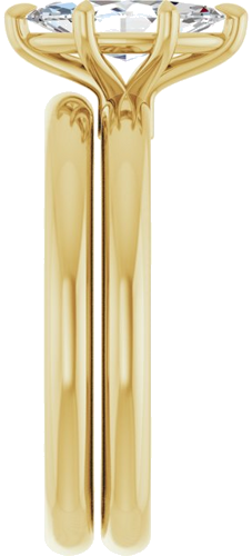 Sužadėtuvių Žiedas „Claw-Prong Euro Shank“ 14k yellow gold Marquise 9.5mm x 5mm (9)