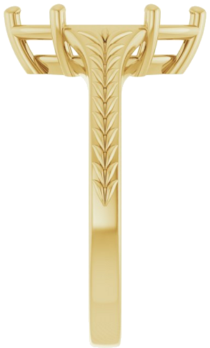 Sužadėtuvių Žiedas „Solitaire“ 14k yellow gold Marquise 12mm x 6mm (4)